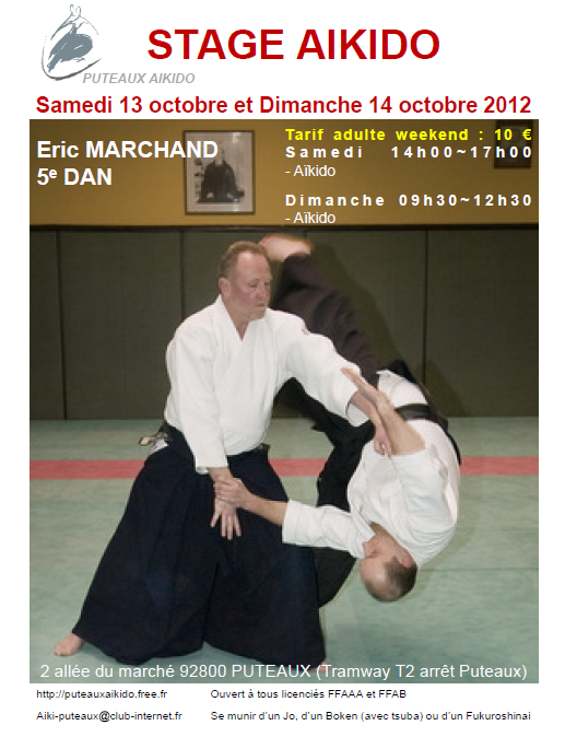 Stage Eric Marchand Octobre 2012