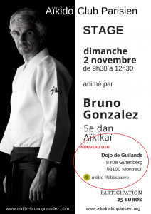 Stage Bruno Gonzalez Montreuil